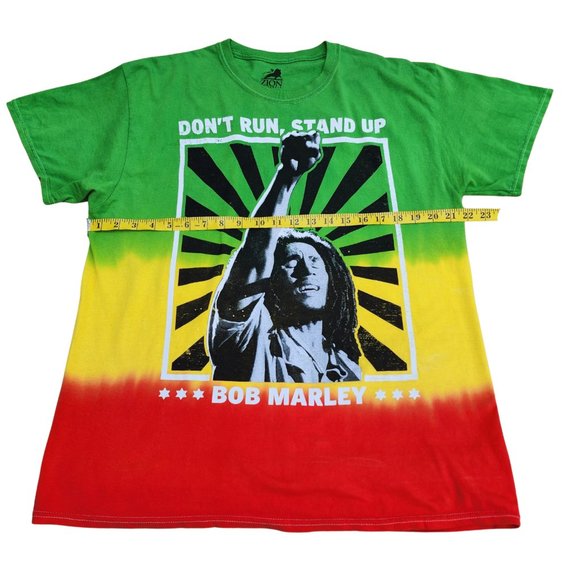 Bob Marley Stand Up Reggae rock Tie Dye Official T-Shirt , Size Large - Picture 5 of 7